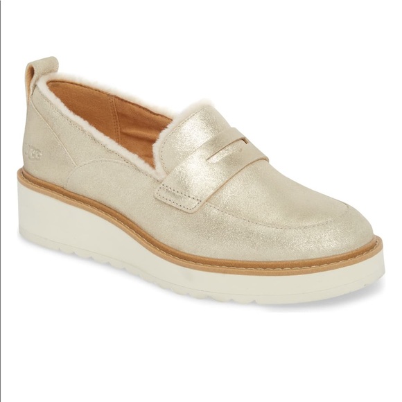 ugg wedge loafer